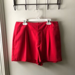 Red Dress Shorts